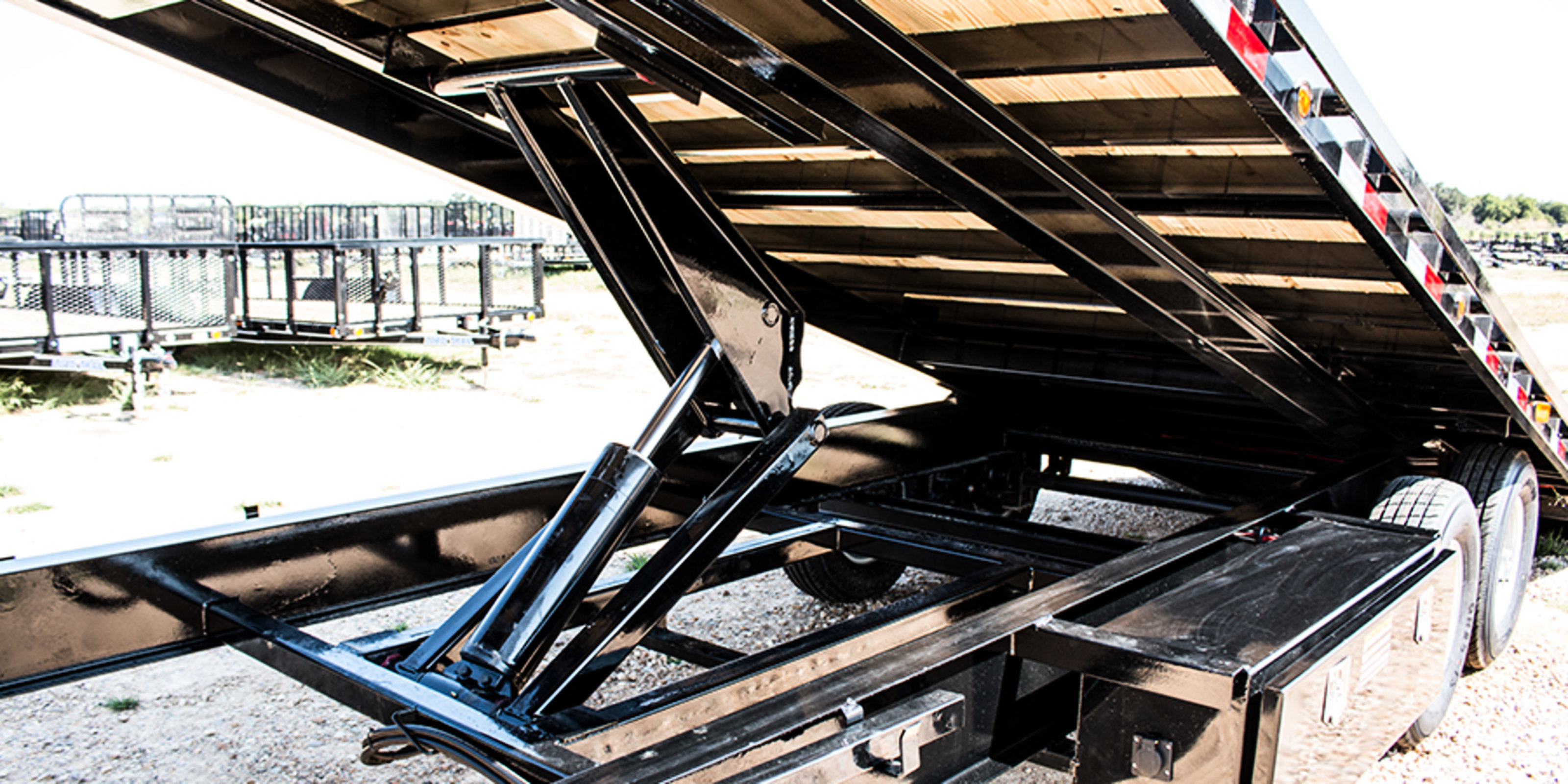 [BYO] Pintle Hook Equipment Tilt Deck Trailer w/10" 12 lb IBeam 14,000 Lb