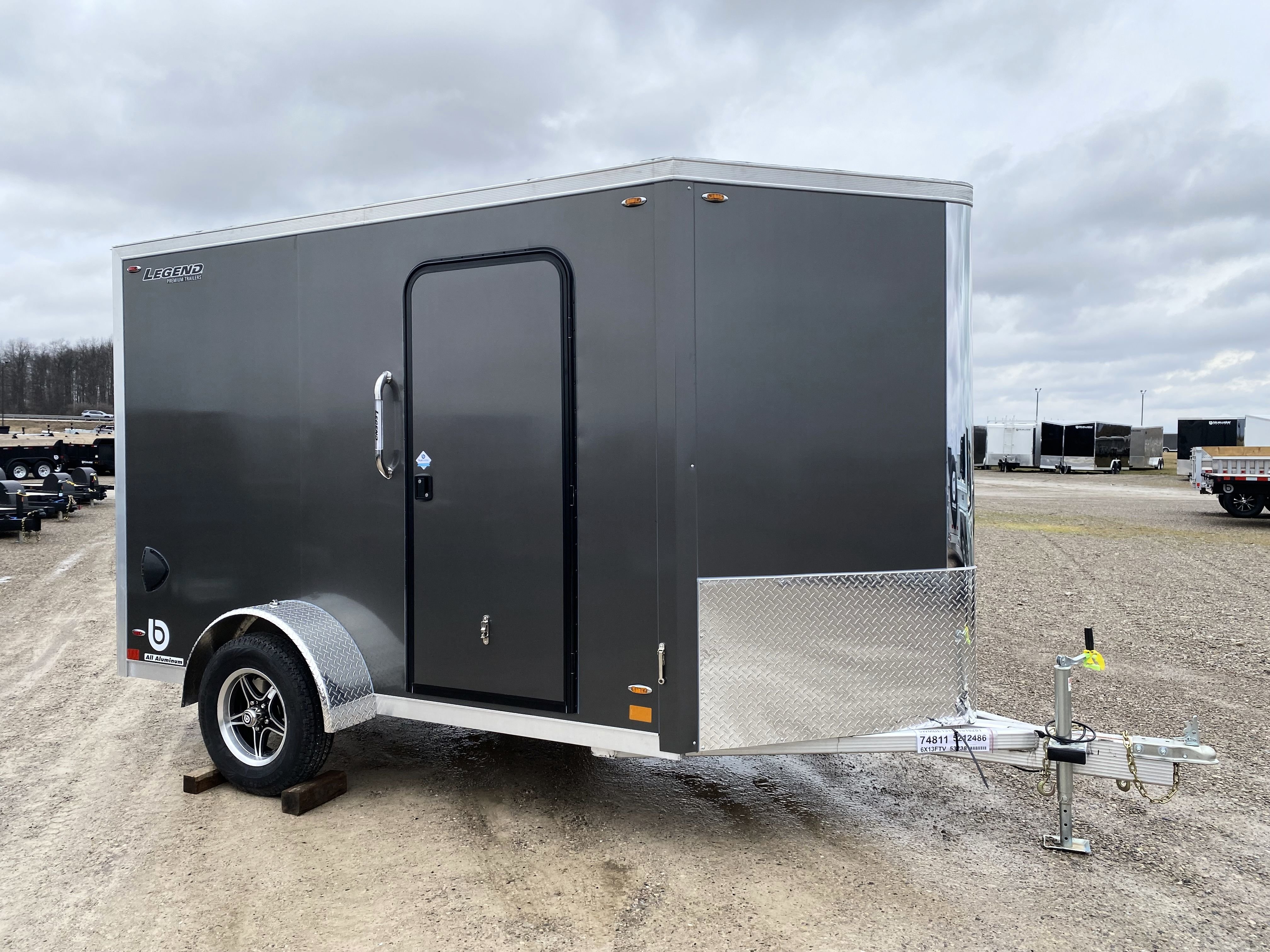 [Inv] Aluminum Flat Top V-Nose Trailer