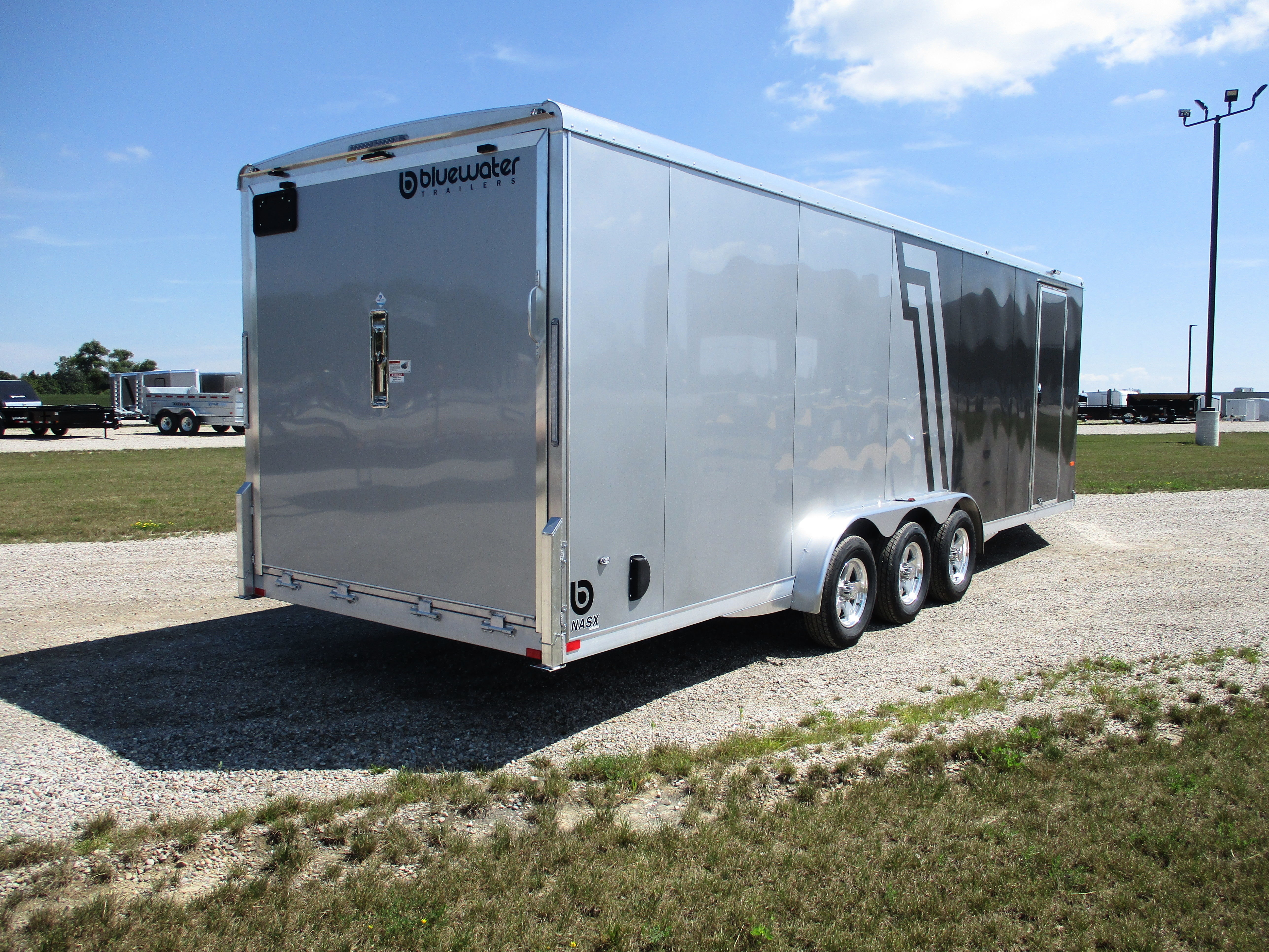 [BYO] Aluminum 7.5 NASX Triple Axle Round Top Trailer