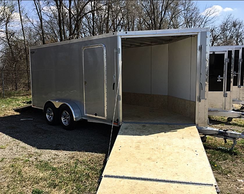 [BYO] Aluminum Enclosed Snowmobile Trailer