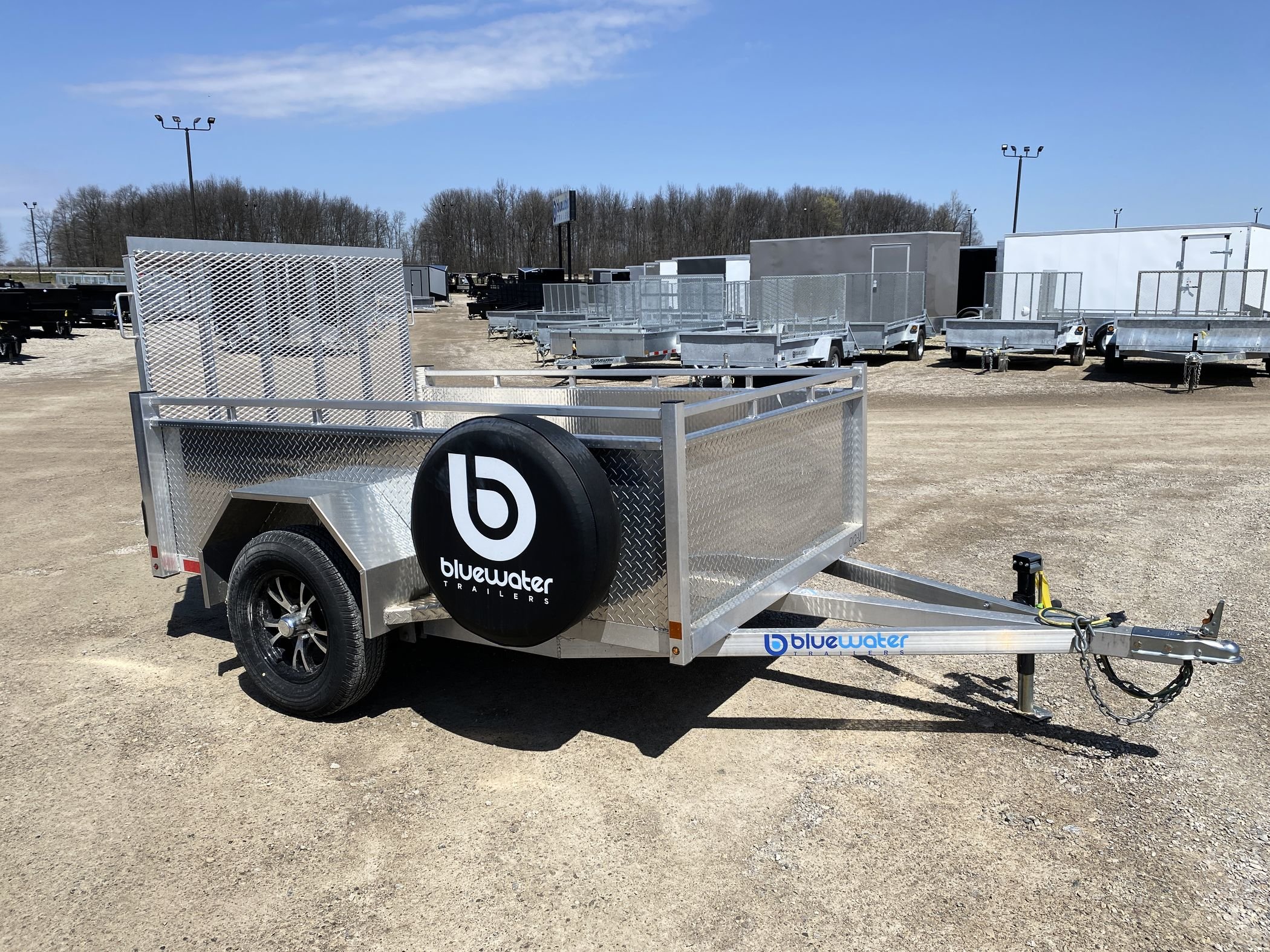 [Inv] Single Axle Aluminum Utility Trailer