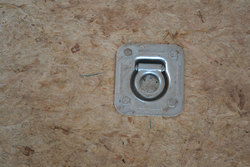 Recessed In-Floor 5000# D-Ring Tie Down w/Steel Backer (Bolted)
