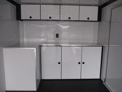 Cabinet Package 3 - (L-Base Lower, 36x36 Generator Door, Upper - Black) **Only Available with Deluxe Package**