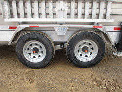 15" Radial Tires with Galvanized Rims