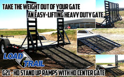6' Stand Up Ramps w/Center Gate & Springs