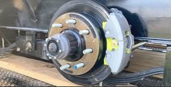 (2) 10,000 Lb Spring Axles w/ Electric-Over-Hydraulic Dics Brakes