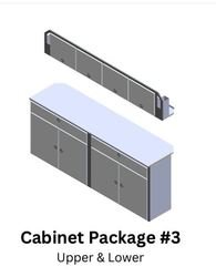 Cabinet Package #3 - Straight Upper & Straight Lower Cabinet