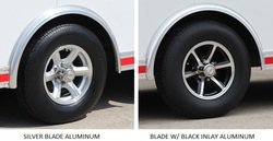 Blade Aluminum Wheel w/Black Inlay Upgrade SA/TA2 